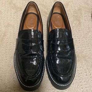 Franco Sarto Patent Leather Loafers